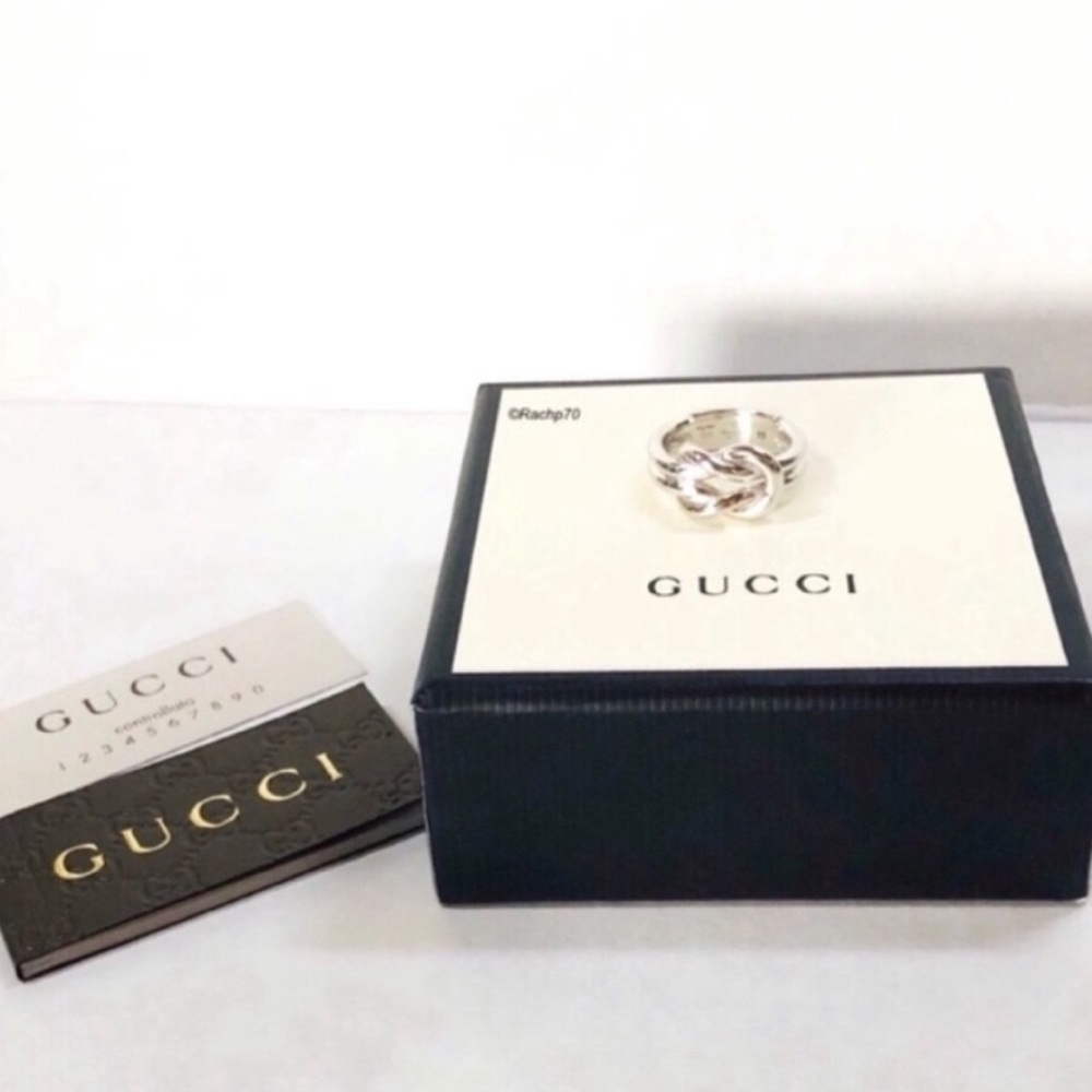 Authentic Gucci Grande Knot Ring Size 7 - Picture 8 of 9